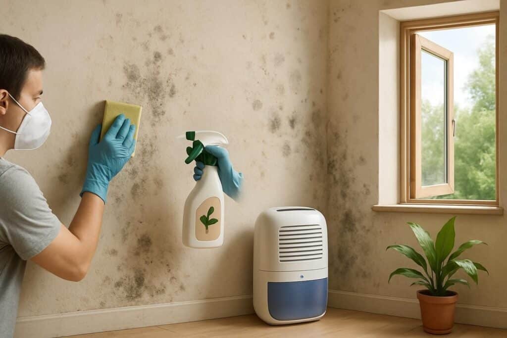 Enlever moisissure mur : guide complet pour un nettoyage durable