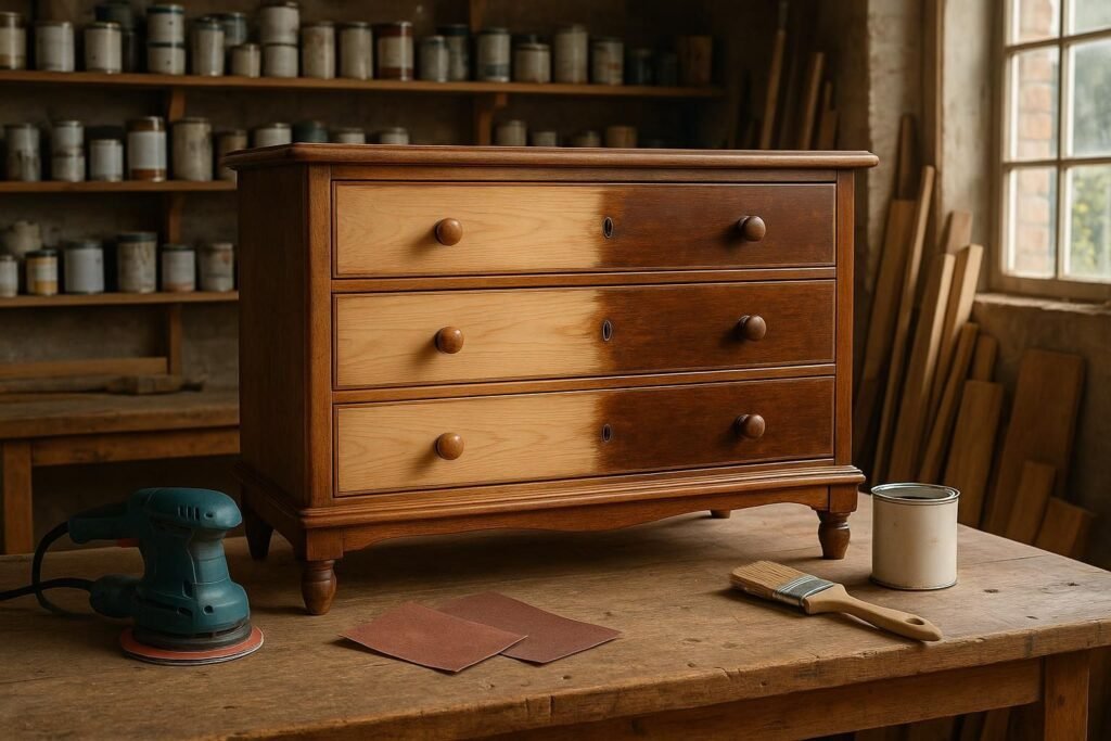 Rénover un meuble en bois : méthode simple pour un résultat durable