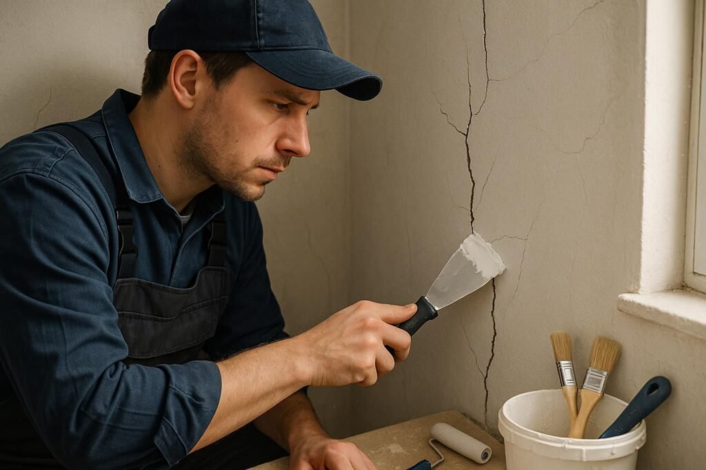 Réparer une fissure dans un mur : guide pratique étape par étape