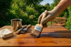 Traiter le bois extérieur : méthodes durables contre pluie et UV