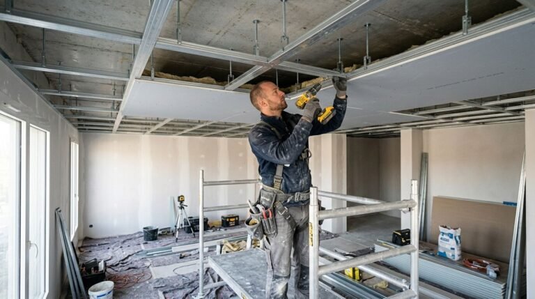 Découvrez étape par étape comment poser un faux plafond suspendu en placo facilement et efficacement pour transformer votre intérieur.