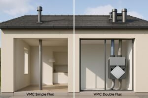 Quelle vmc choisir pour une maison : simple ou double flux ?