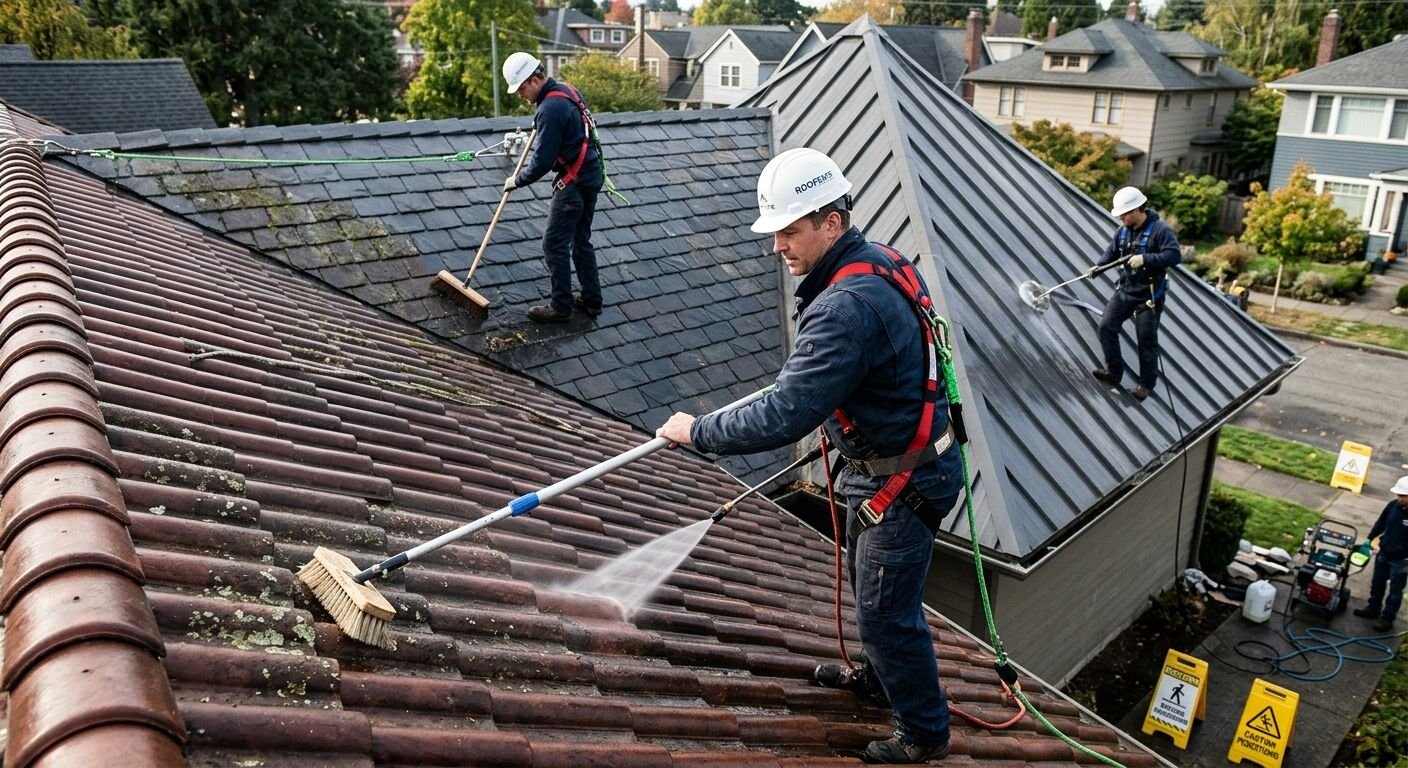 Découvrez notre guide pratique 2026 pour un démoussage de toiture efficace. Apprenez les meilleures méthodes pour nettoyer et entretenir votre toit, garantir sa longévité et améliorer son esthétique.